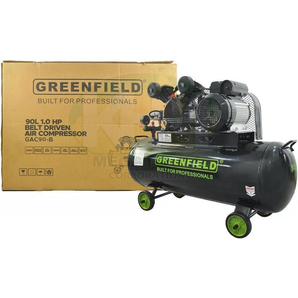Greenfield GAC90-B 1 HP Belt Driven Air Compressor 90L 115psi - KHM Megatools Corp. Greenfield GAC90-B 1 HP Belt Driven Air Compressor 90L 115psi - KHM Megatools Corp.